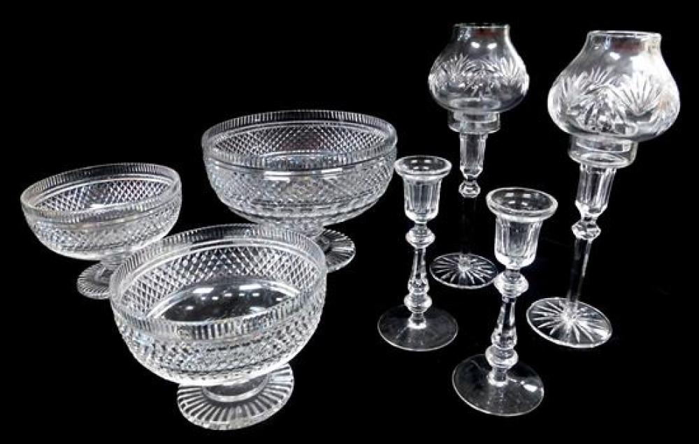 GLASS: WATERFORD, SEVEN SIGNED