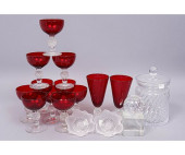 GLASSWARE AND WATERFORD<br>Gla
