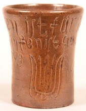 GLAZED AND SGRAFITTO REDWARE P