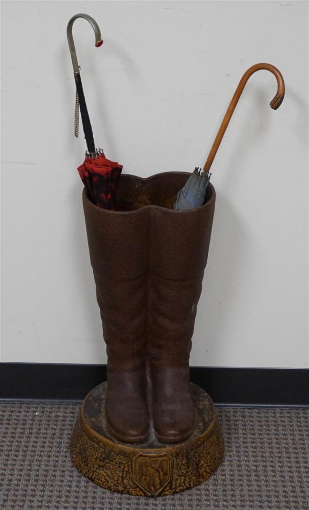 GLAZED CERAMIC 'RIDING BOOTS'