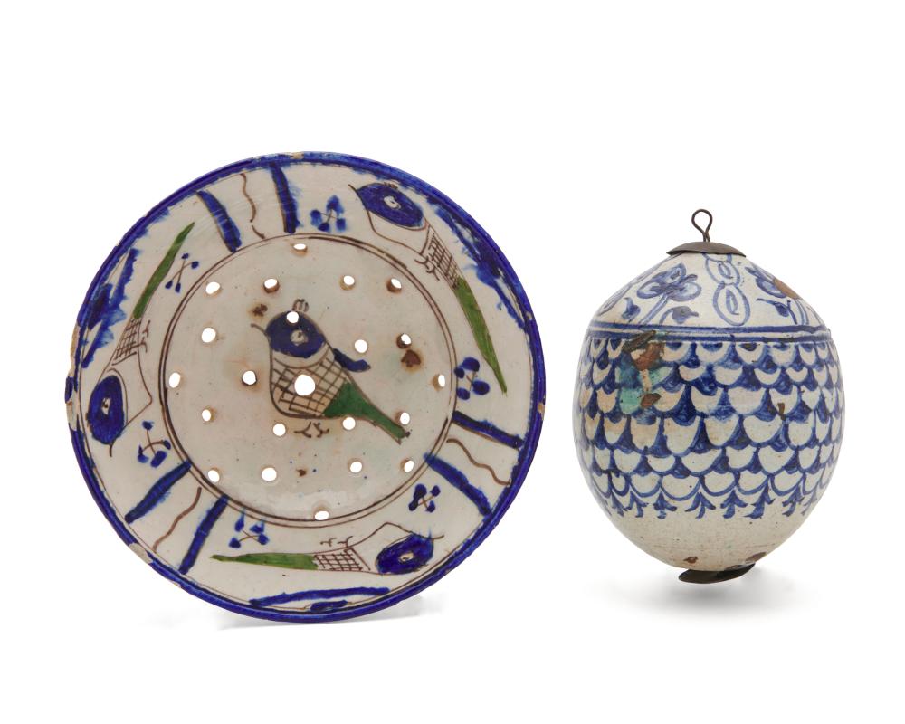 GLAZED CERAMIC STRAINER