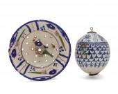 GLAZED CERAMIC STRAINER BOWLGl