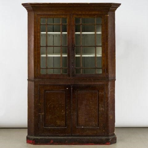GLAZED CORNER CUPBOARD, ONTARIO,