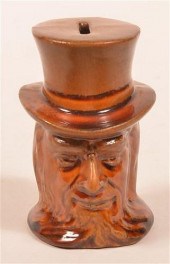 GLAZED EARTHENWARE UNCLE SAM S