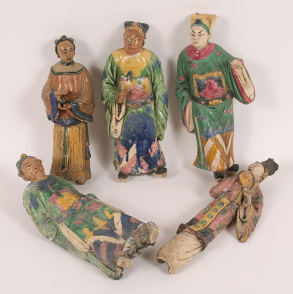 Glazed painted earthenware