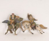 Glazed painted mounted Chinese