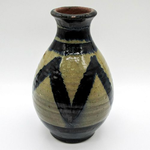 GLAZED STONEWARE VASESmall bulbus