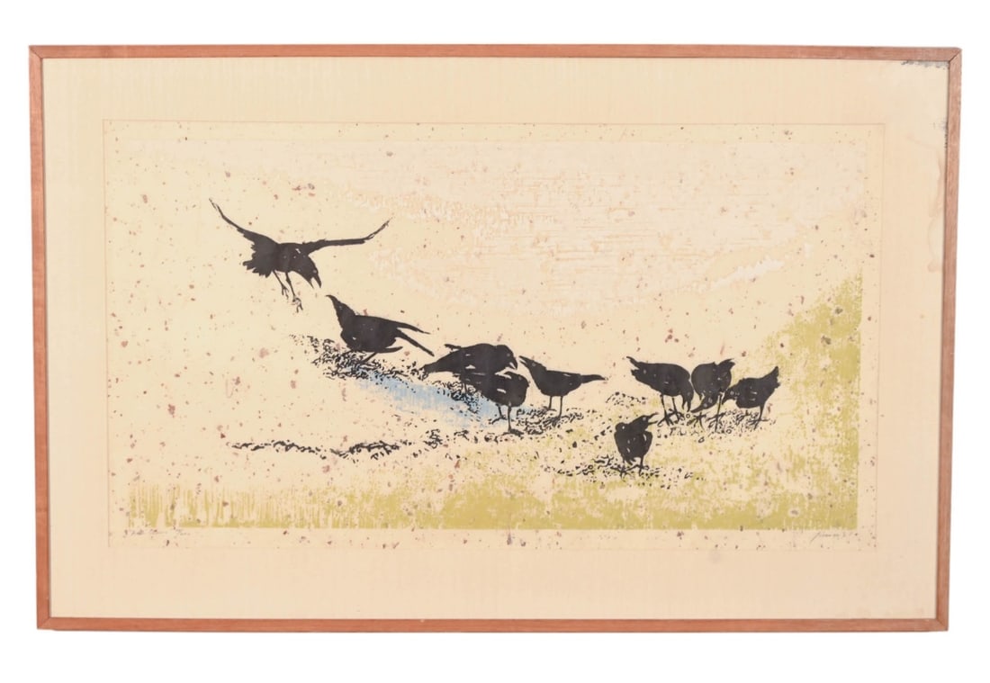 GLEN ADOLPH KRAUSE WOODCUT TITLED 9
