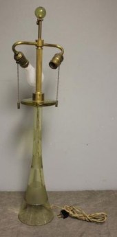 Glen Hutton Signed Lamp.Signed