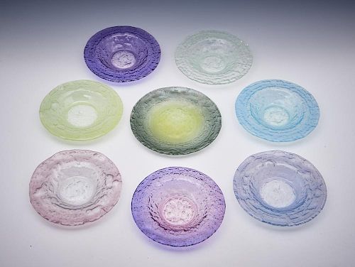 GLEN LUKENS (1887-1967) 7 BOWLS AND
