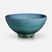 Glen Lukens. Bowl. 1937, crack