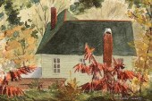 GLENN GANT LANDSCAPE WATERCOLO