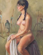 GLENNA M. GOODACRE OIL ON CANV