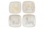 GLIDDEN ART POTTERY PLATESGlid
