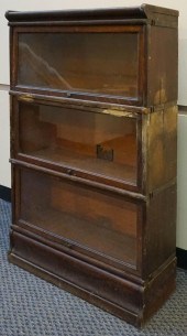 GLOBE AND WERNICKE OAK THREE-S