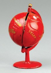 GLOBE ON ARC STILL BANK Grey I
