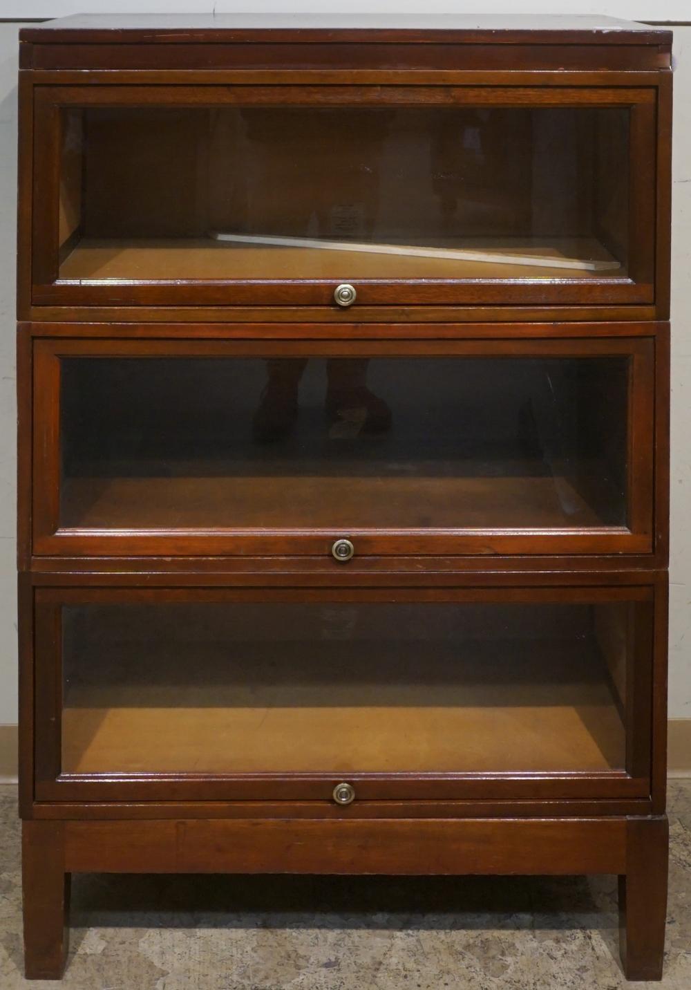 GLOBE-WERNEKE WALNUT THREE-PART