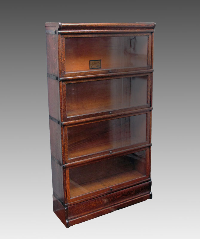 GLOBE WERNICKE 4 STACK TIGER OAK