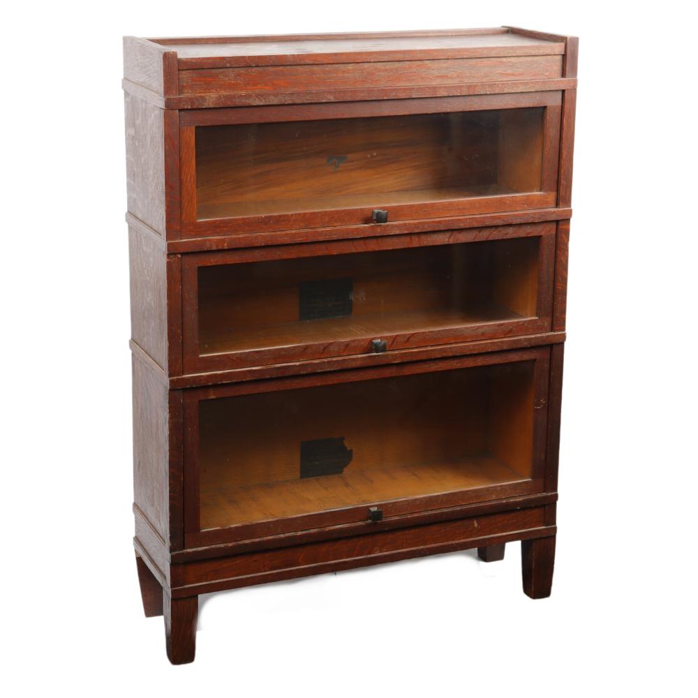 GLOBE WERNICKE ARTS CRAFTS BOOKCASE