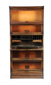 GLOBE WERNICKE BOOKCASE/DESK.