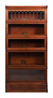 GLOBE-WERNICKE FIVE-PART BARRI