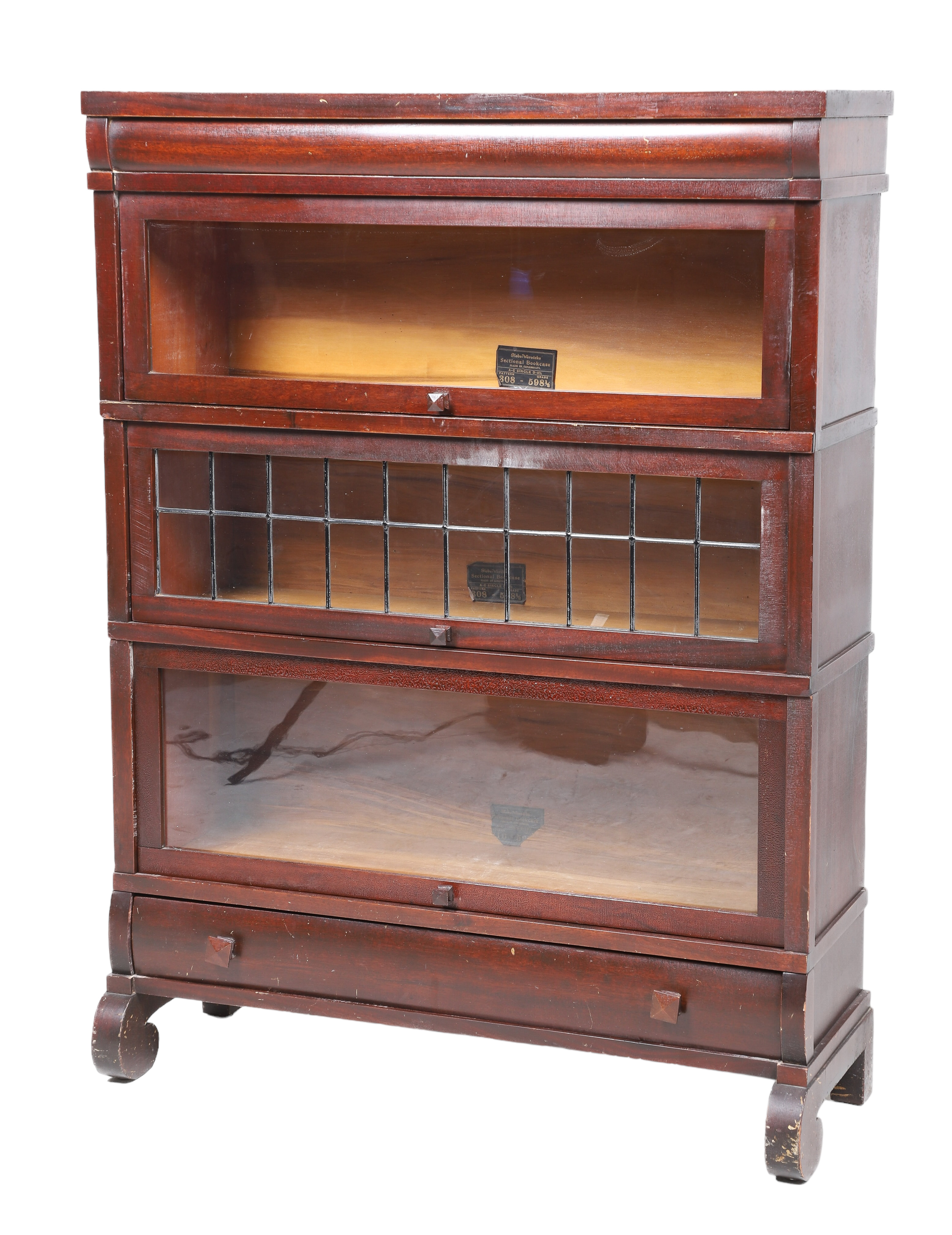 Globe Wernicke mahogany barrister