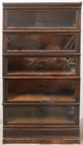 GLOBE-WERNICKE OAK FIVE SECTIO
