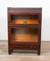 GLOBE-WERNICKE TWO STACK BARRI