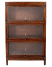 GLOBE WERNICKE WALNUT BOOKCASE