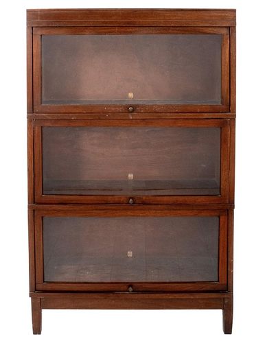GLOBE WERNICKE WALNUT BOOKCASEGlobe