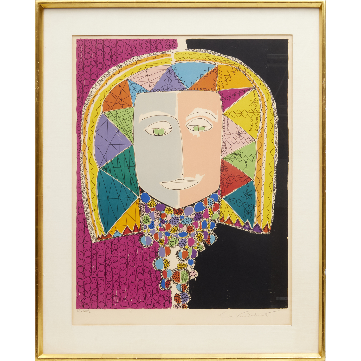 GLORIA VANDERBILT, LITHOGRAPH