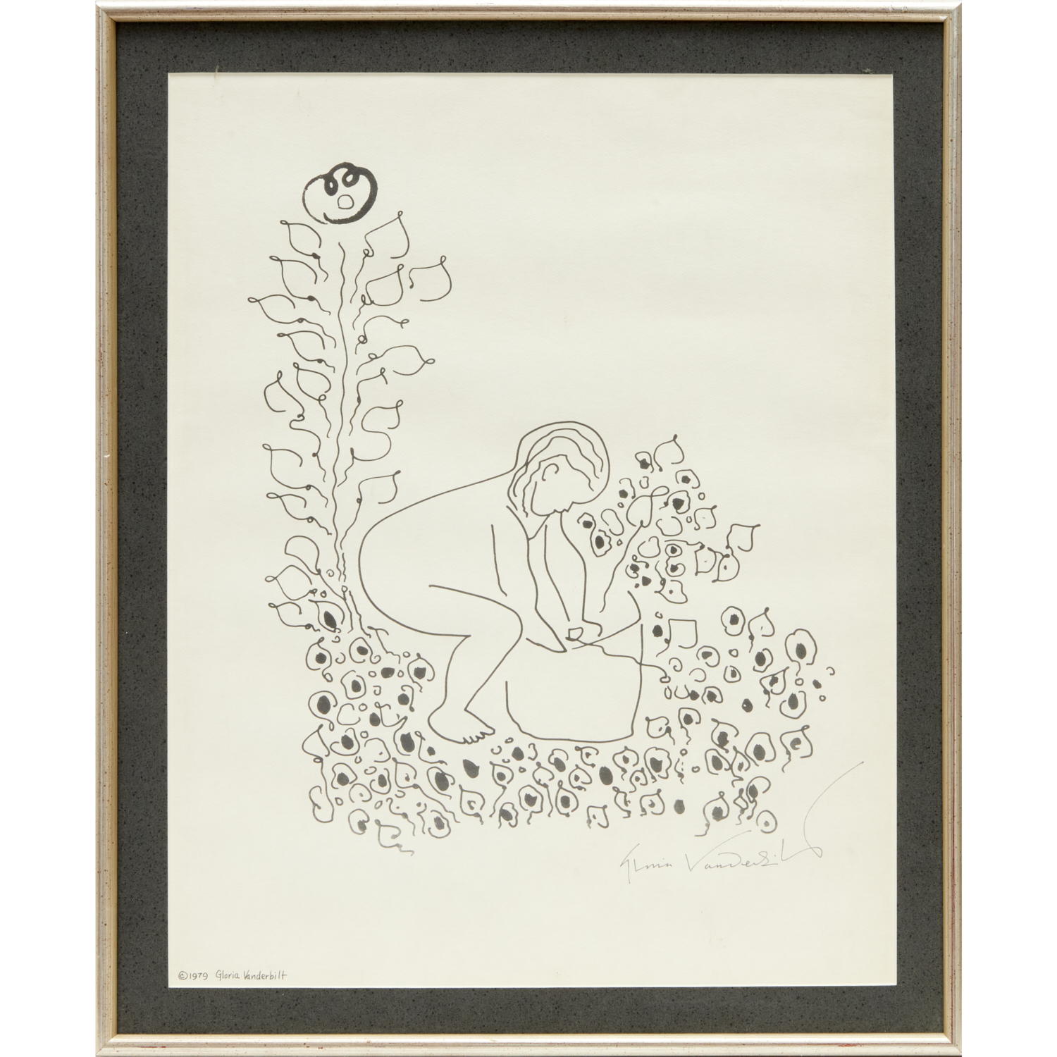 GLORIA VANDERBILT, LITHOGRAPH