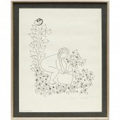 GLORIA VANDERBILT, LITHOGRAPH