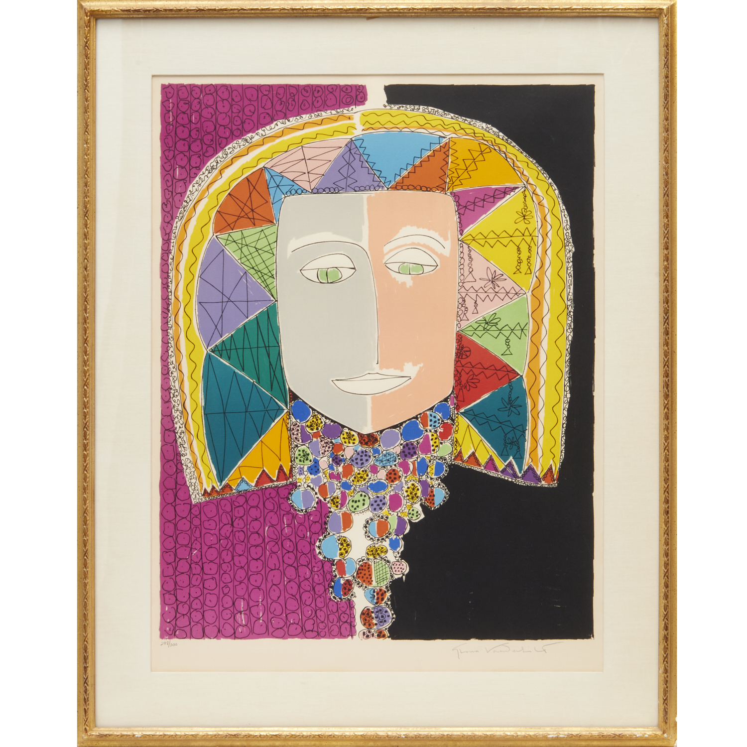 GLORIA VANDERBILT, LITHOGRAPH