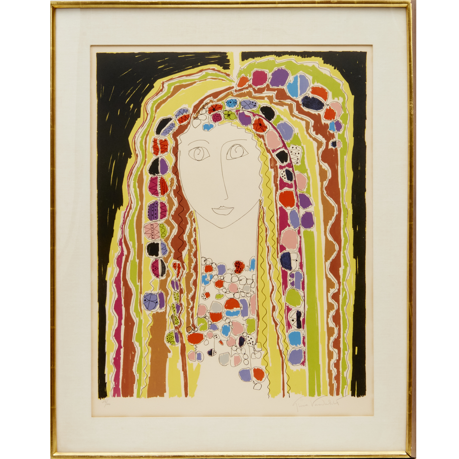 GLORIA VANDERBILT, SIGNED