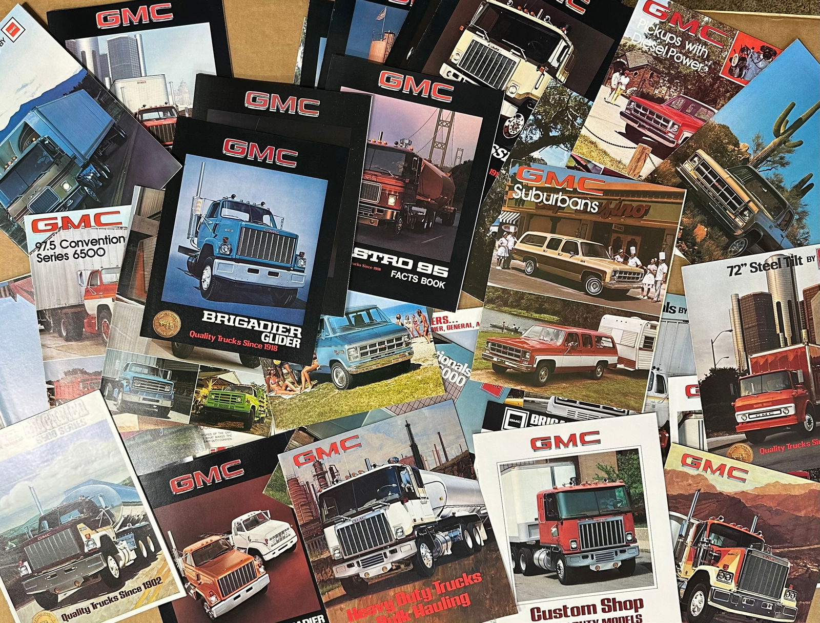 GMC TRUCK BROCHURES FROM 1970 -