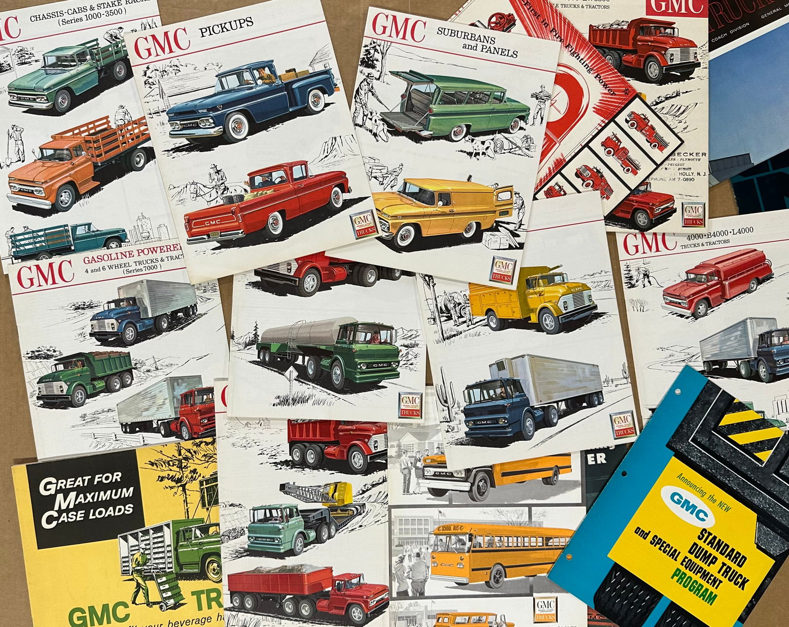 GMC TRUCK BROCHURES FROM THE