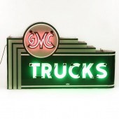 GMC TRUCKS NEON SIGN Mid centu