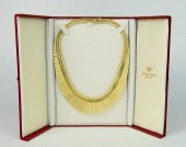 GMG ITALY 14K YELLOW GOLD DIAM