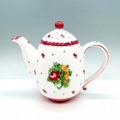 GMUNDNER KERAMIK FLORAL TEA PO