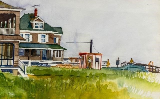 G.NASH WATERCOLOR LANDSCAPEA