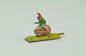 GNOME ON EGG ARTICULATED PENNY
