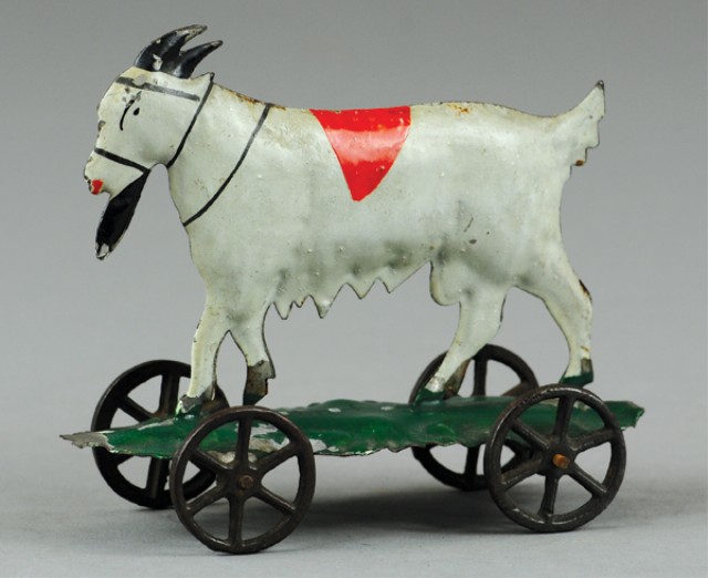 GOAT PLATFORM TOY C. 1880's early