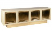 GOATSKIN PARCHMENT-VENEERED AN