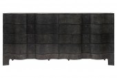 GOATSKIN PARCHMENT-VENEERED CH