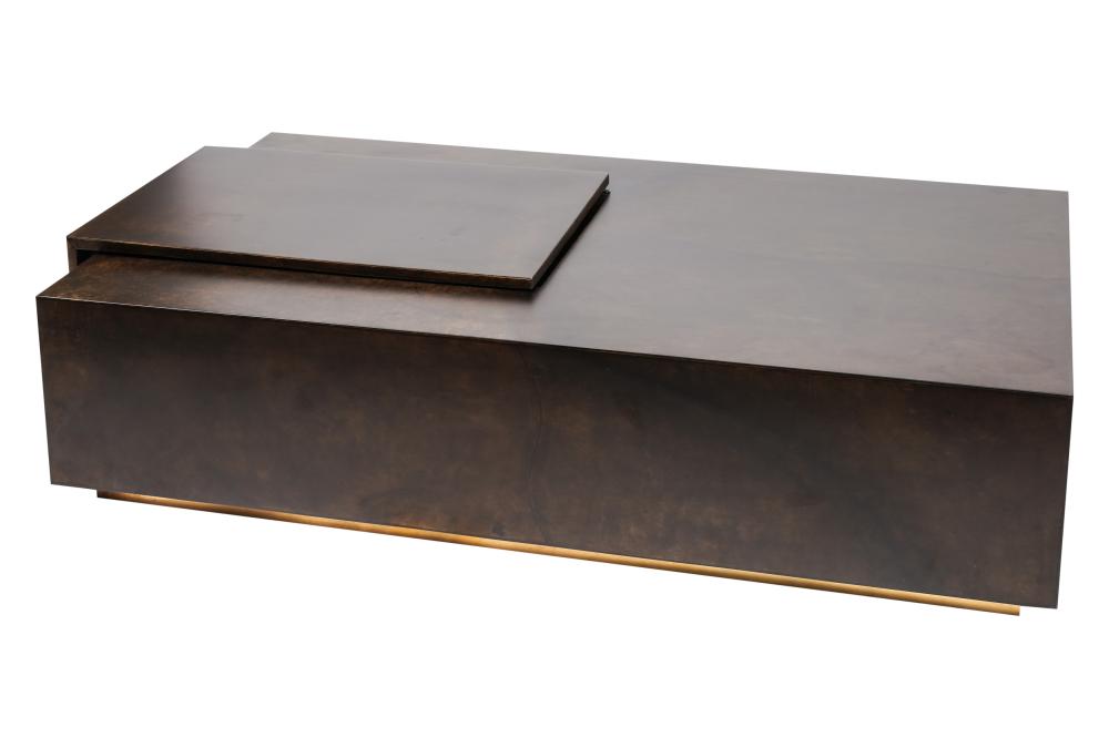 GOATSKIN PARCHMENT-VENEERED