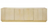 GOATSKIN PARCHMENT-VENEERED LO