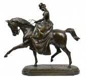 GODEFROID DEVREESE BRONZE EQUE