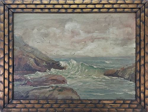 GODFREY VINTAGE OIL ON BOARD