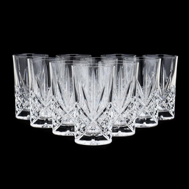 GODINGER, TEN DUBLIN CRYSTAL